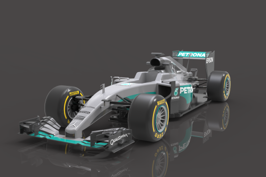 梅赛德斯W07混合动力F1赛车 sw21缩略图