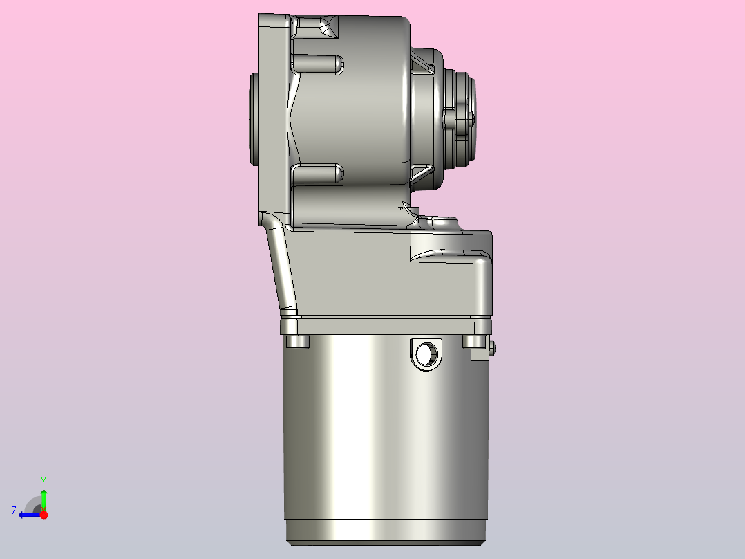 交流减速机4IK25GN-C(4GN3RC-180RC)新右视图