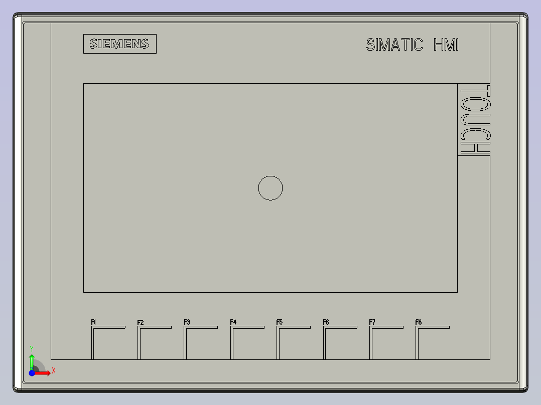6AV2124-0GC01-0AX0(SIEMENS模拟)前视图