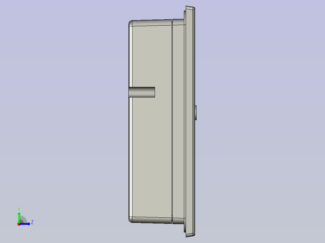 6AV2124-0GC01-0AX0(SIEMENS模拟)左视图