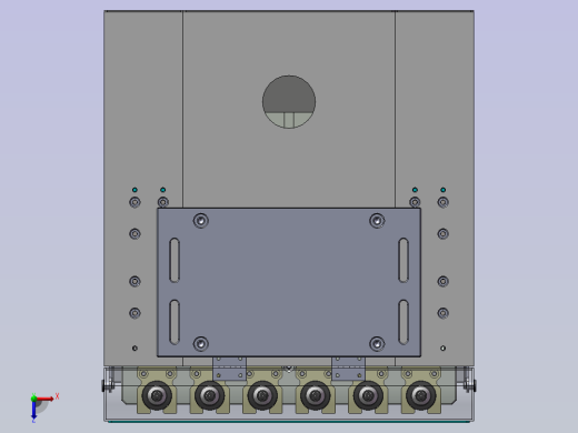 A4 ZPDK-1-100直排式刀库俯视缩略图