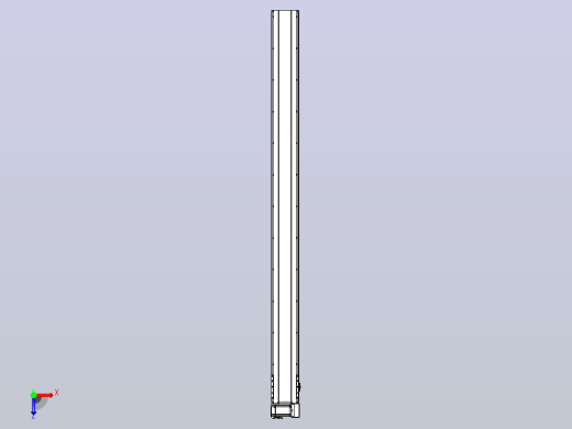 皮带直线轴半封闭可选导轨TPA-HNB-175D-140-L2200-RU-C-P75-N3俯视缩略图