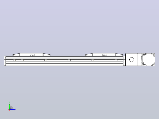 皮带直线轴双滑块型TPA-GCBS-150-P80-L100-QR-M75-N3左视缩略图
