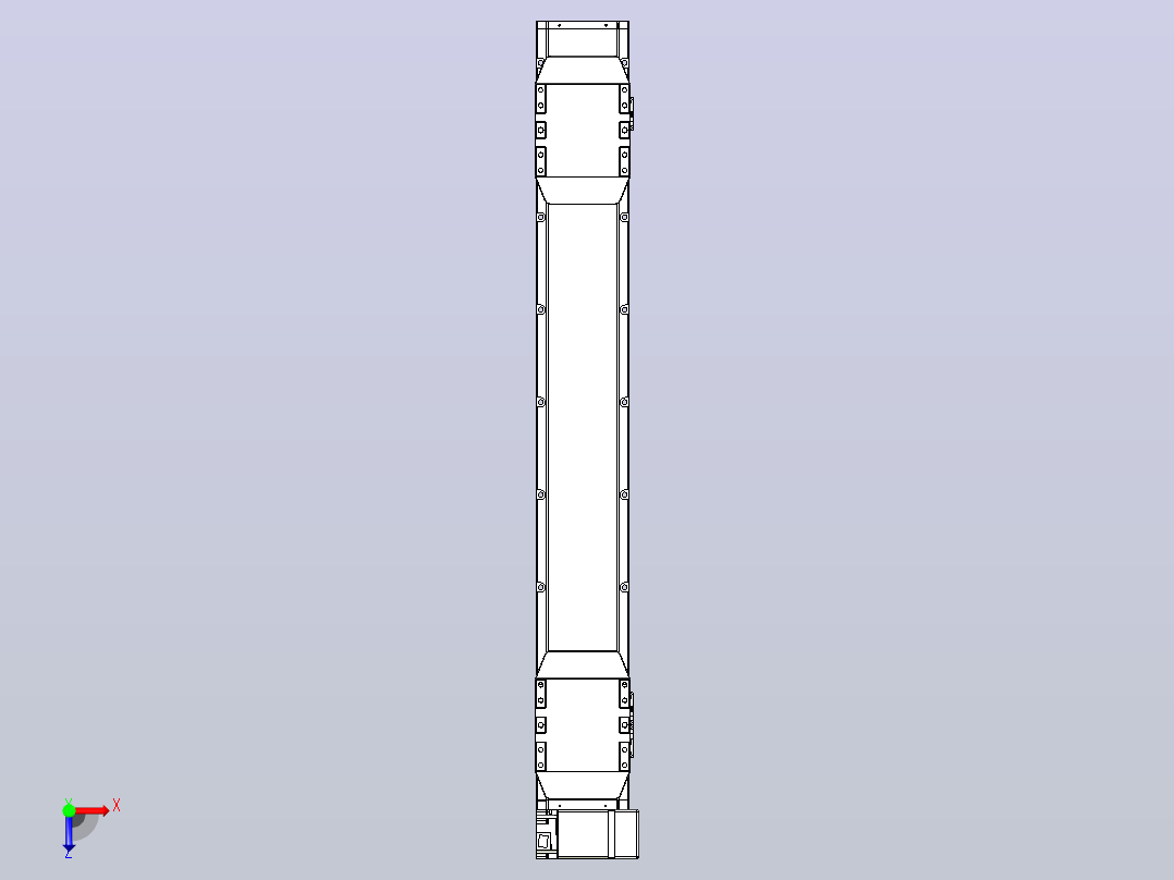 皮带直线轴双滑块型TPA-GCBS-150-P80-L350-RP-M75-N3俯视图