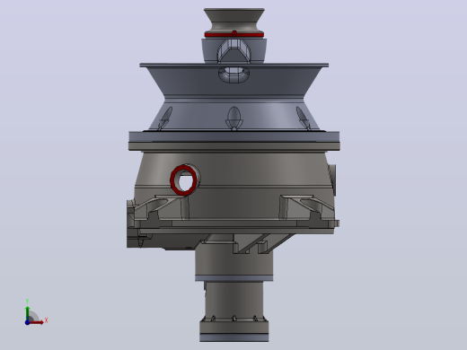圆锥破碎机cone-crusher-6831-模型格式为 sw前视缩略图