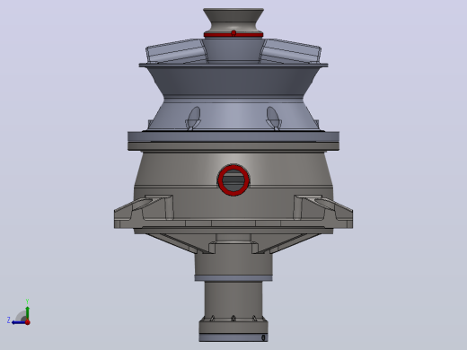 圆锥破碎机cone-crusher-6831-模型格式为 sw右视缩略图