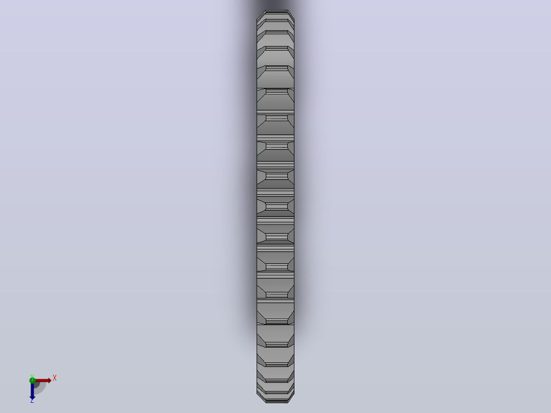 标准型模数0.5直齿轮压力角20°_GSAHC-0.5-40-2-dc5-A俯视图