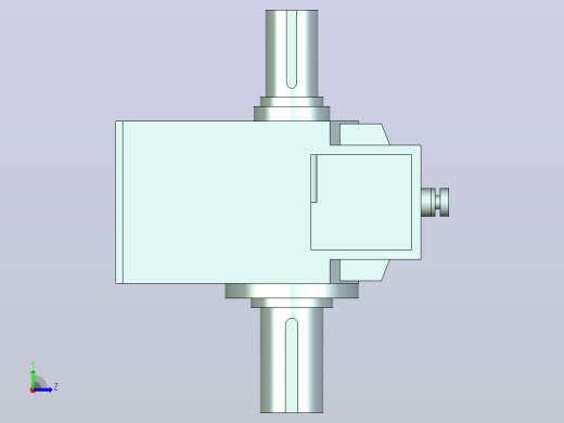 多套硬齿面齿轮减速器3D模型X_T格式左视缩略图