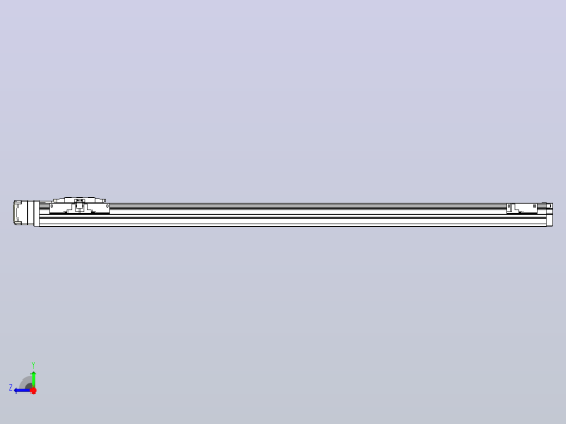 滚珠丝杠直线轴内置导轨TPA-GCR-40-1210C-L750-MR-M10-N3右视缩略图