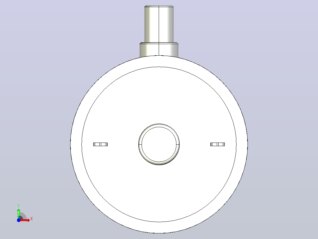 空气泵电机DC 12 V 370 02 PM前视图