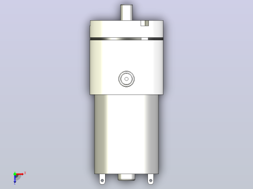 空气泵电机DC 12 V 370 02 PM俯视缩略图