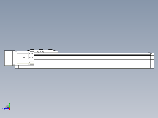 滚珠丝杠直线轴内置导轨TPA-GCR-80-1610C-L350-ML-M20-N3右视缩略图
