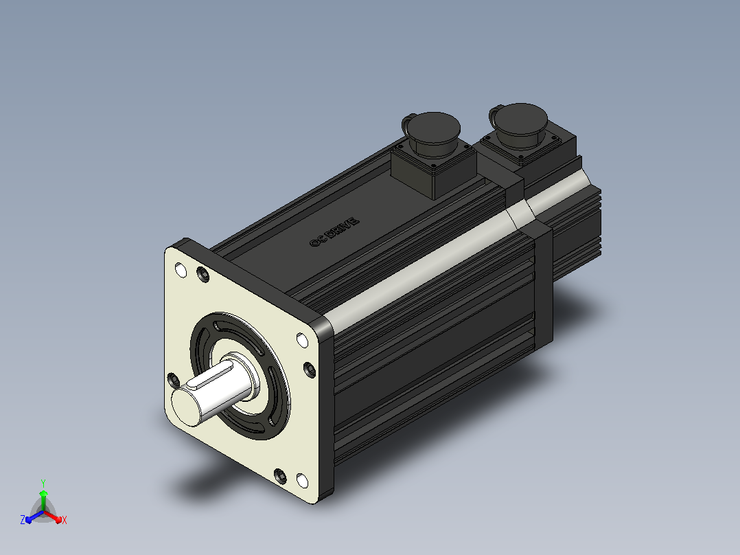 110-180-Z系列伺服电机[180ST-M35010Z1]主视图