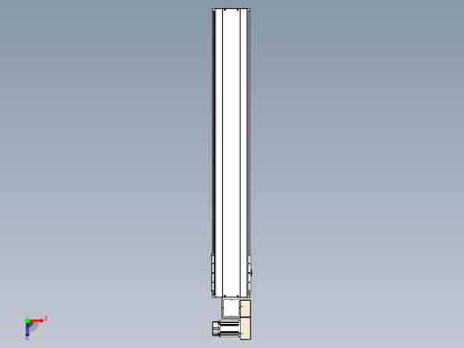 皮带直线轴半封闭可选导轨TPA-HNB-220D-176-L1300-MR-C-P1K-N3俯视缩略图