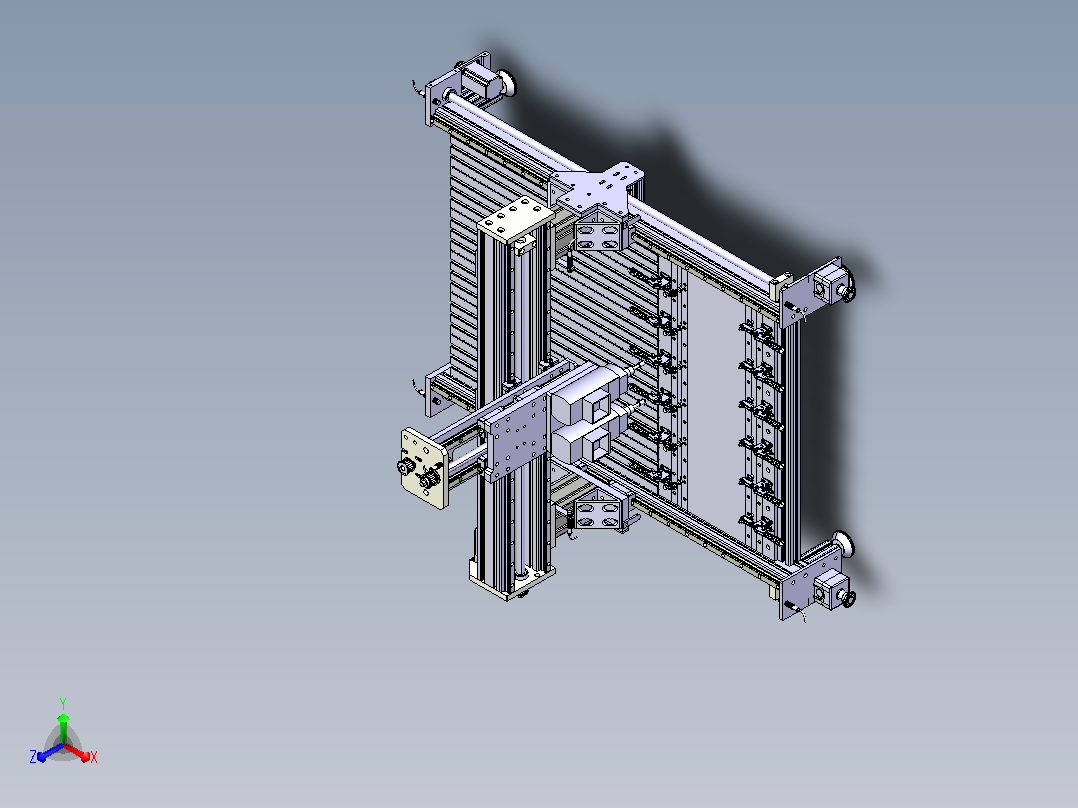 机床cnc-router-18 1 STP主视图