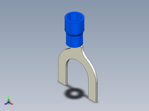 接线端子pre-insulated-crimp-fork-terminals-blue-1 1 STP