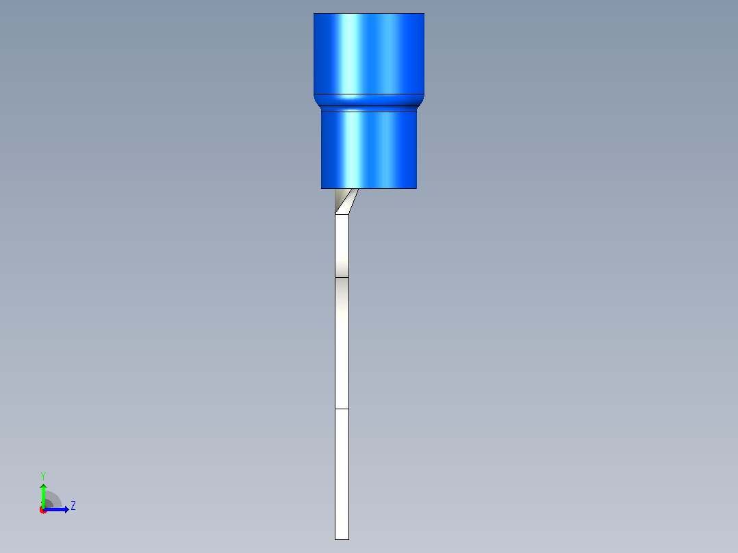 接线端子pre-insulated-crimp-fork-terminals-blue-1 1 STP左视图