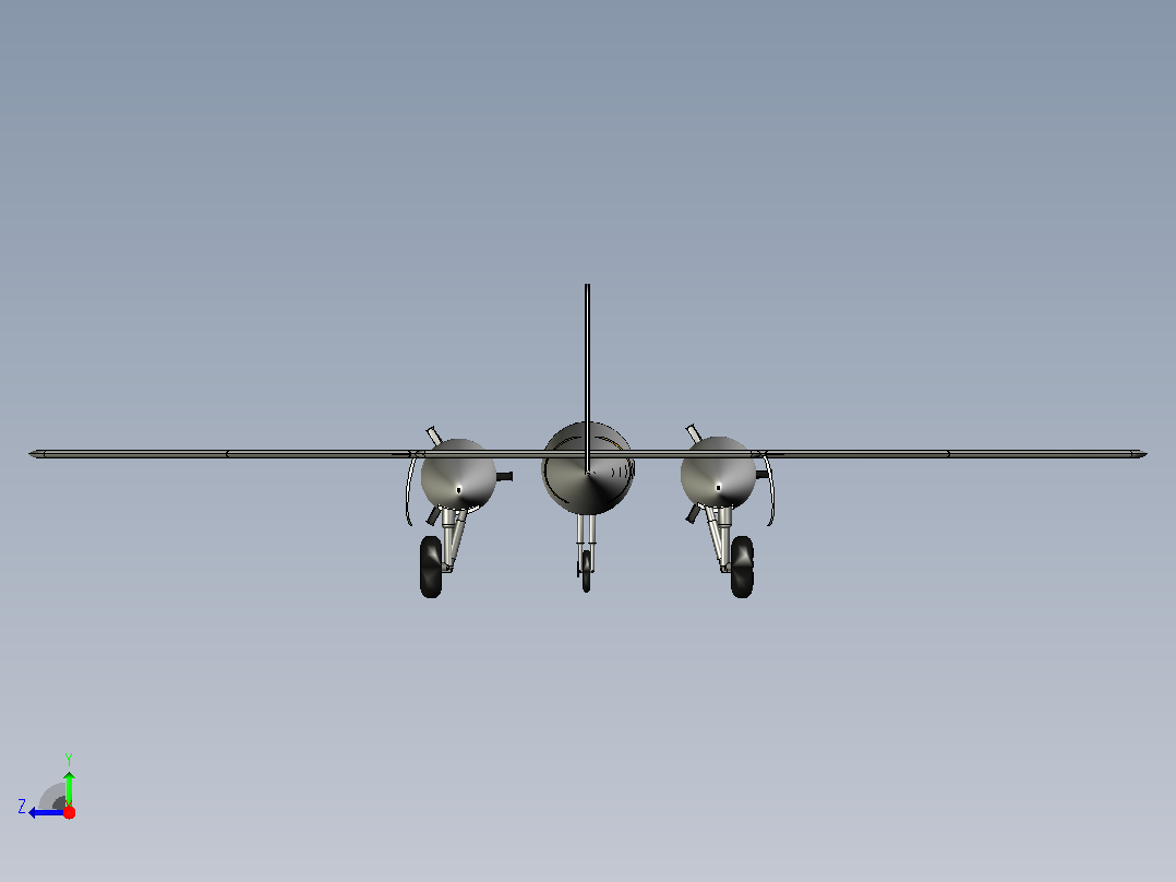 A-26轰炸机右视图