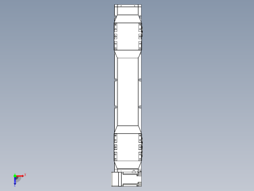 皮带直线轴双滑块型TPA-GCBS-150-P80-L175-LU-M75-N3俯视缩略图