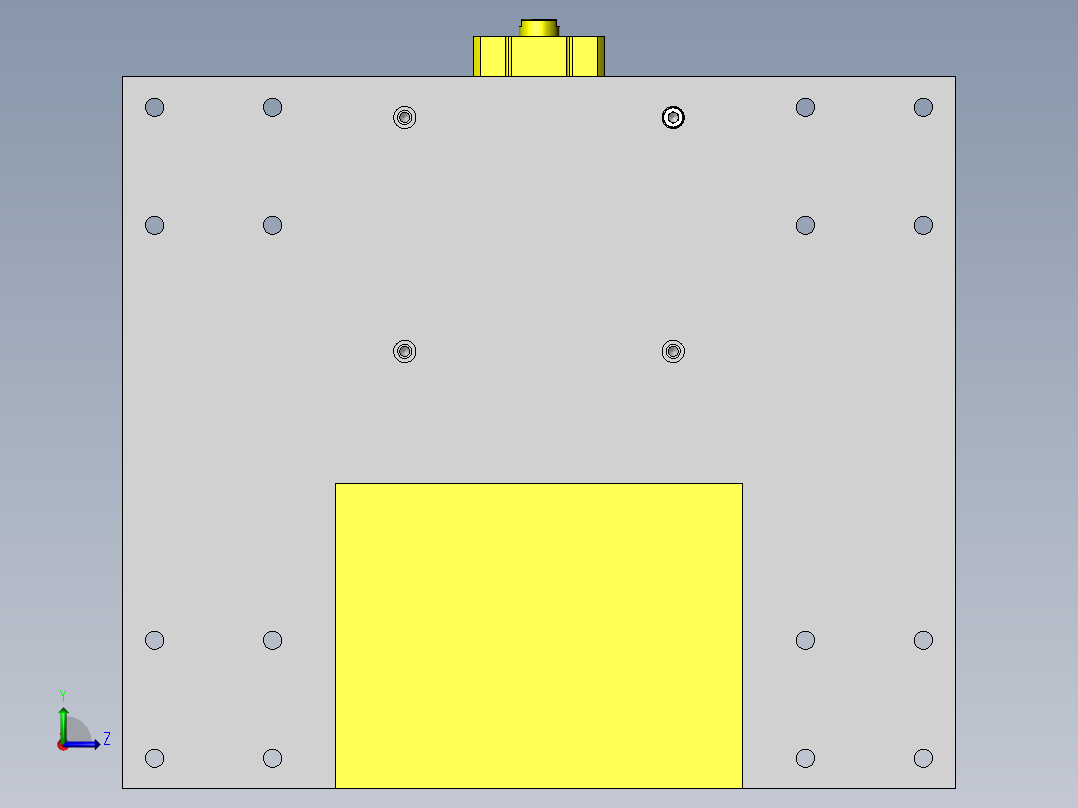 双位置卷帘门左视图