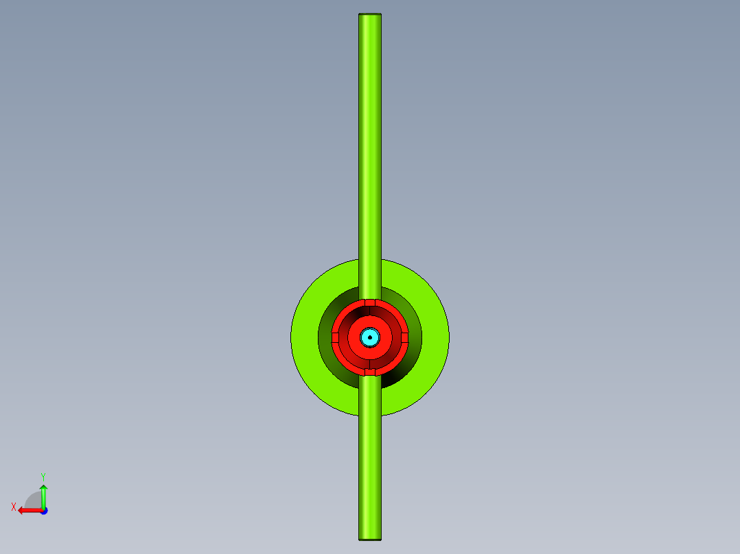 螺旋千斤顶设计（cad+pro+说明书）后视图