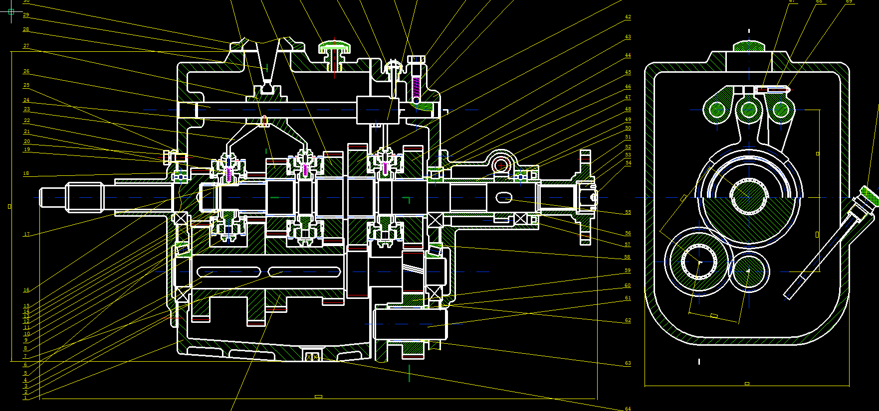 机械毕业设计-0003-汽车五档变速器设计