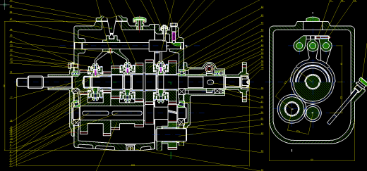 机械毕业设计-0003-汽车五档变速器设计缩略图