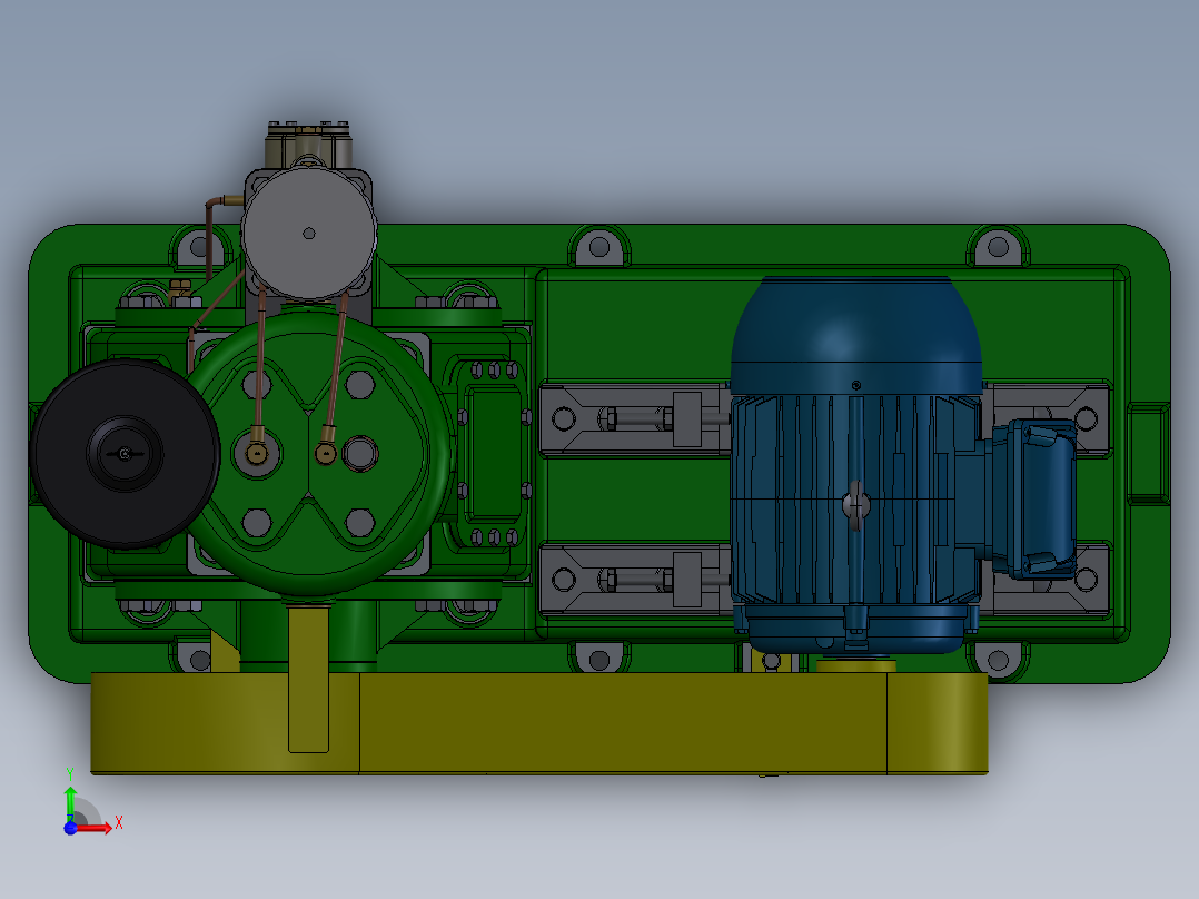气举提升装置设计及仿真【带三维图】300前视图