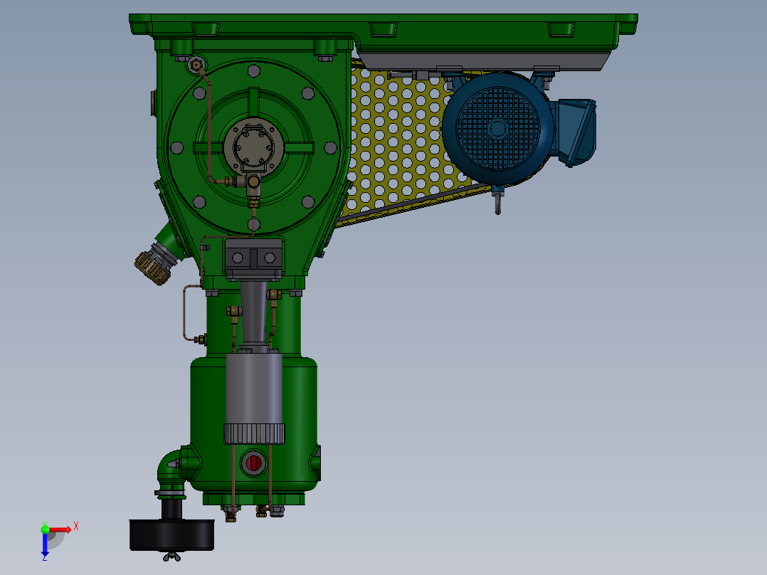 气举提升装置设计及仿真【带三维图】300俯视图