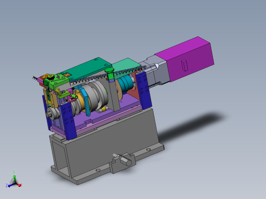 E270 RF天线凸轮打端子机构部分