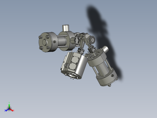 19_三缸摩托车发动机