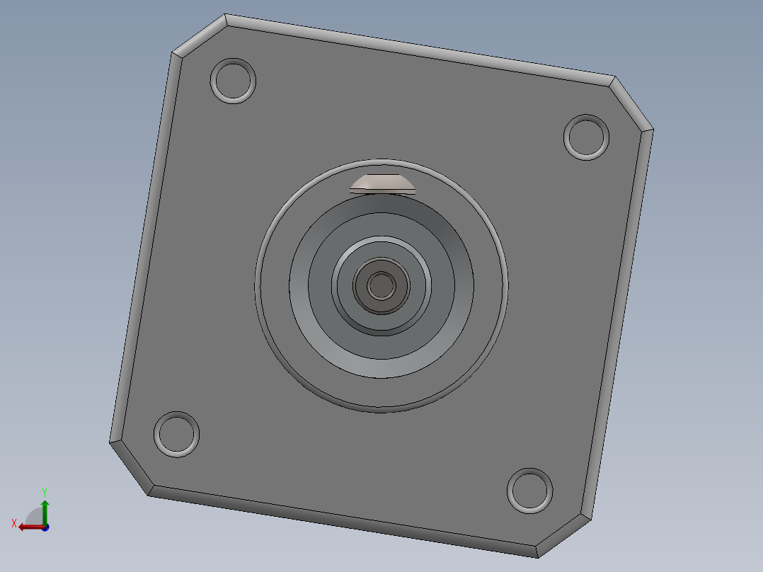 步进电机后视图