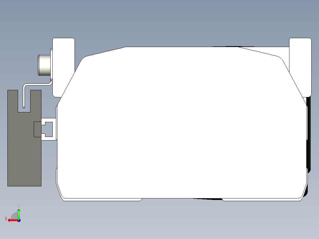 Toyo东佑达直线模组-ETH10-200-BC-200W-鋁端蓋后视图