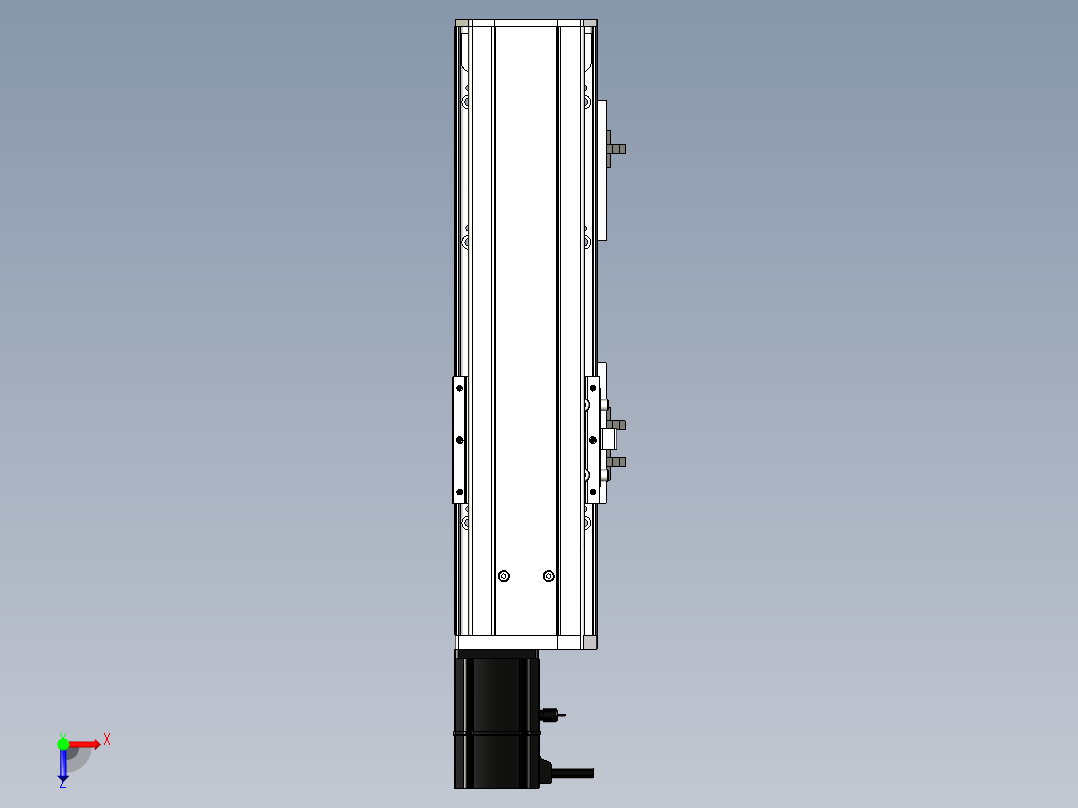Toyo东佑达直线模组-ETH10-200-BC-200W-鋁端蓋俯视图