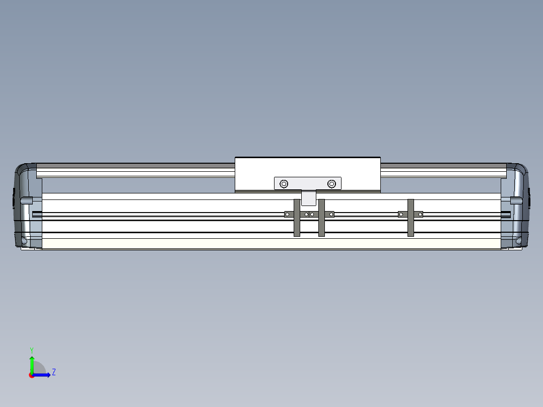 Toyo东佑达直线模组-ETH17-100-M-煞車-組合左视图