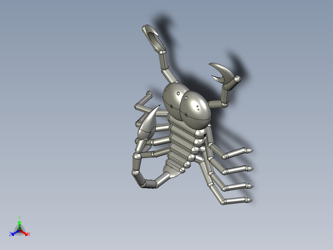 蝎子机器人设计