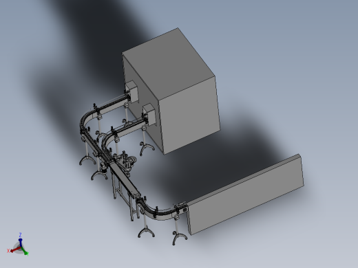 226不锈钢链板输送机系统