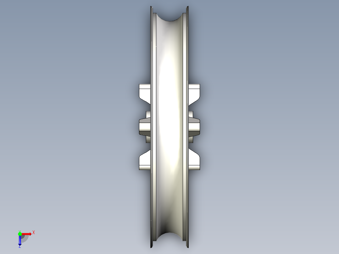 1990本田轮毂架俯视图