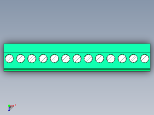 DEGSON 2EDG 系列 5.08mm 可插拔接线端子组-2EDGKB-5.08-13P-14-00AH俯视缩略图