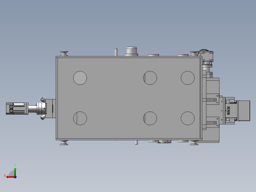 磨床模型设计设备后视缩略图