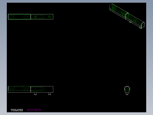 鋼製鉸鏈SOH,SOS-2D多系列多零件图纸模型
