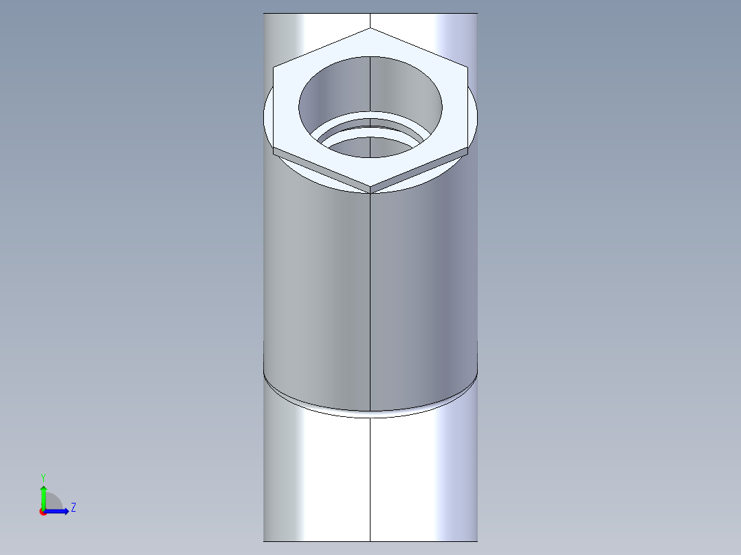 CPVC管件34-Sch80_45_Reducing_Wye_SxSxS_9870-422FB_4in x 3in左视图