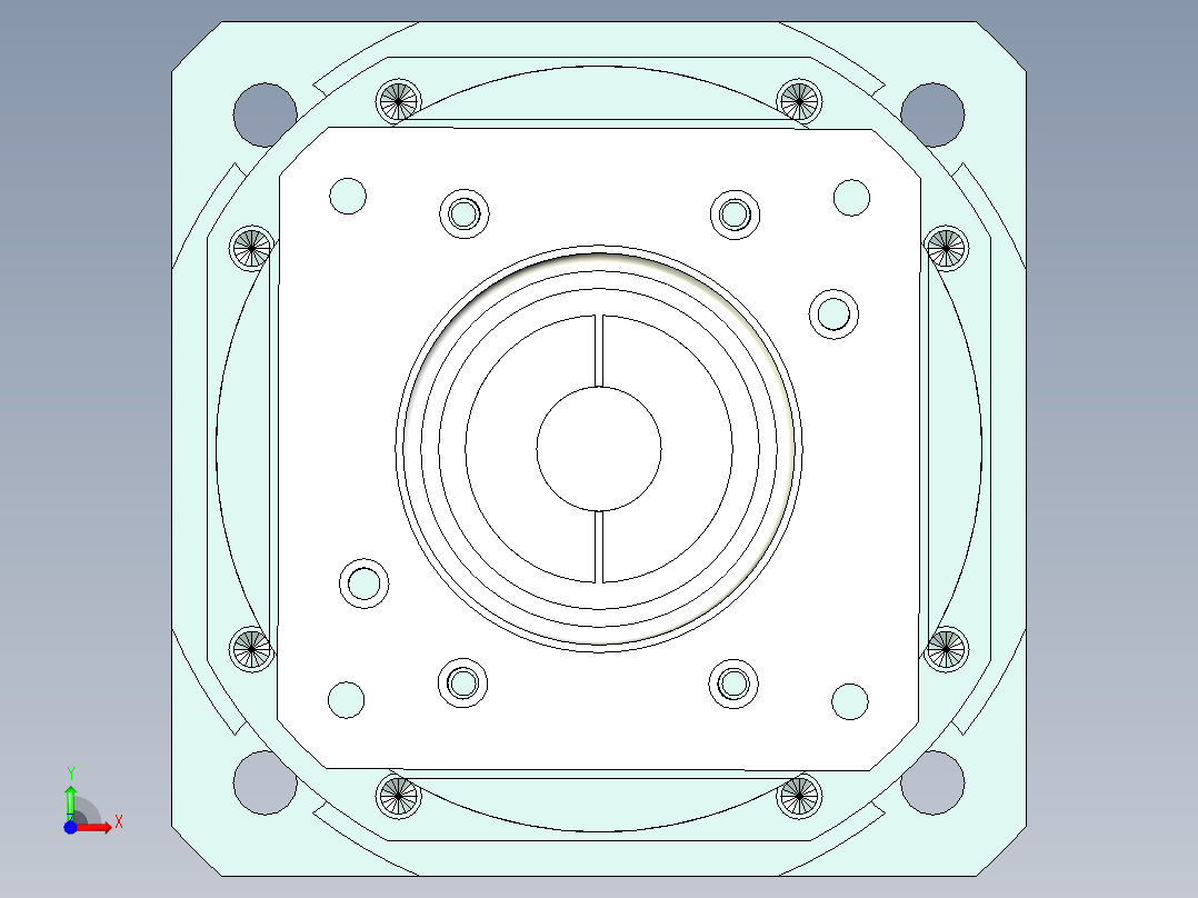 直齿PLX240-L3 35-114.3-200-M12.stp前视图