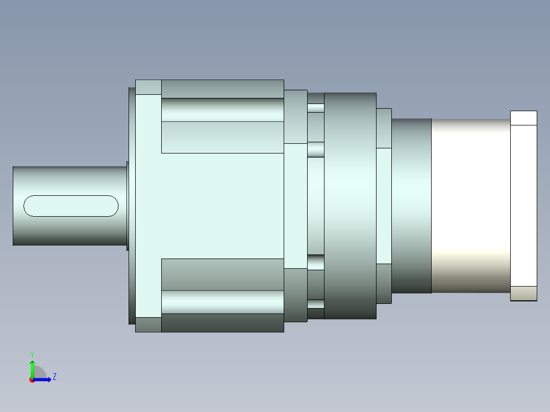 直齿PLX240-L3 35-114.3-200-M12.stp左视图