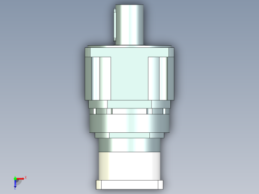 直齿PLX240-L3 35-114.3-200-M12.stp俯视缩略图