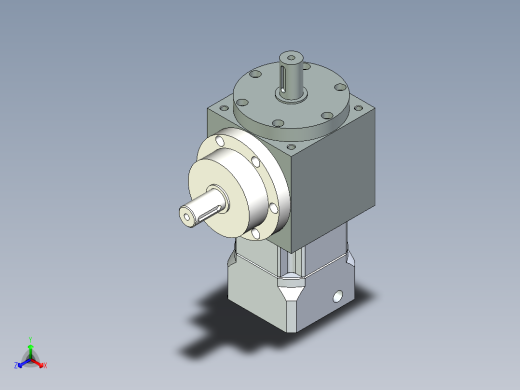 换向器PW110（垂直输出）PGH90-L1 19-70-90-M6.stp