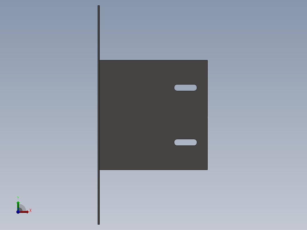 cable duct starting flange前视图