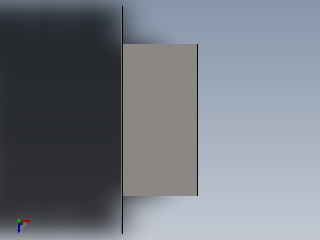 cable duct starting flange俯视图