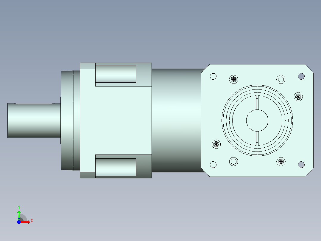 直齿ZPLX180-L3 35-114.3-200-M12.stp前视图