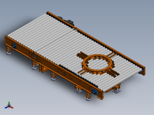 升降输送机正等轴测缩略图